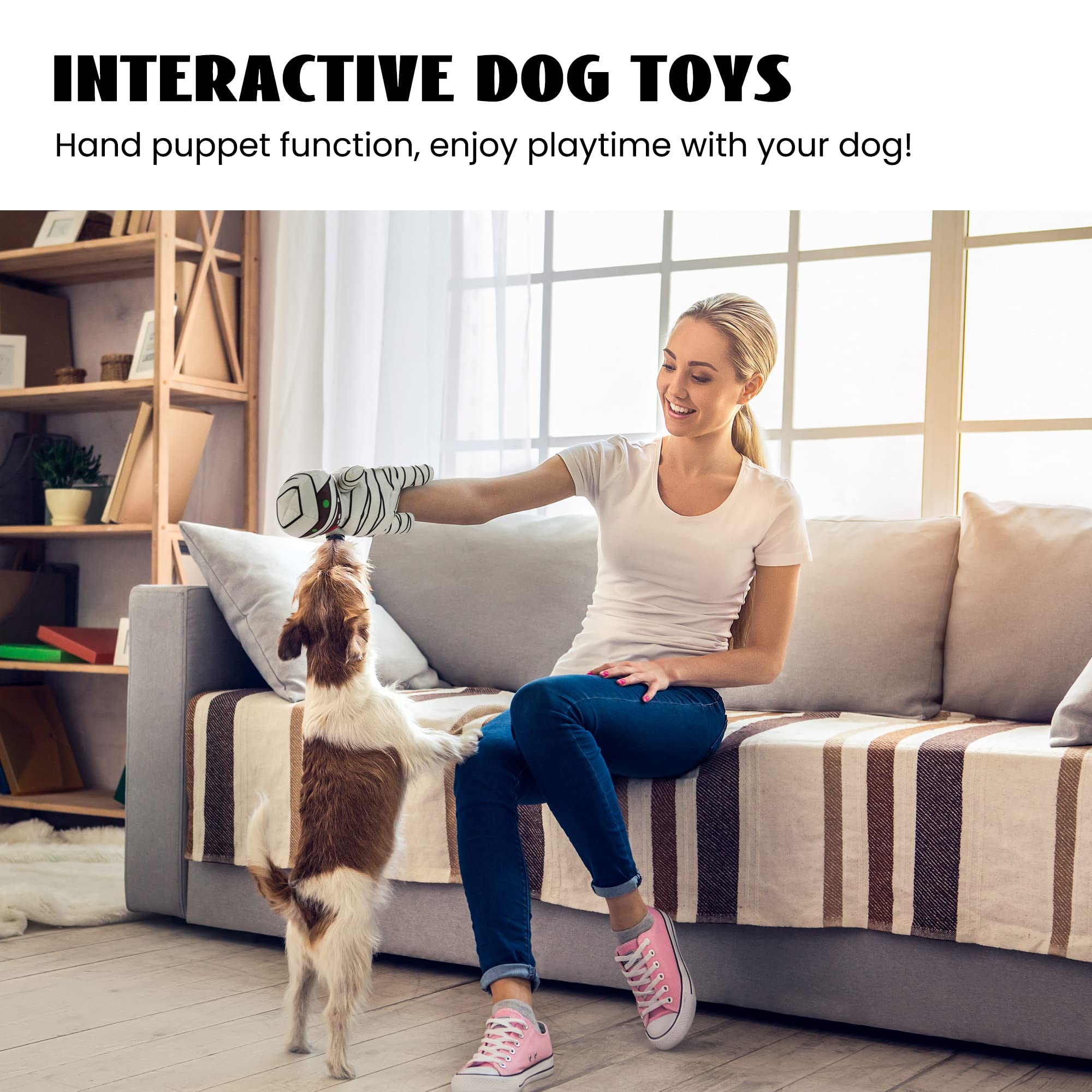 Halloween Zombie Mummy Dog Chew Toy with Squeaker & Organs - Funny Interactive Plush Puzzle Toy for Puppy Training, Small & Medium Dogs - Perfect for Hide & Seek Games and Halloween Pet Costume Parties