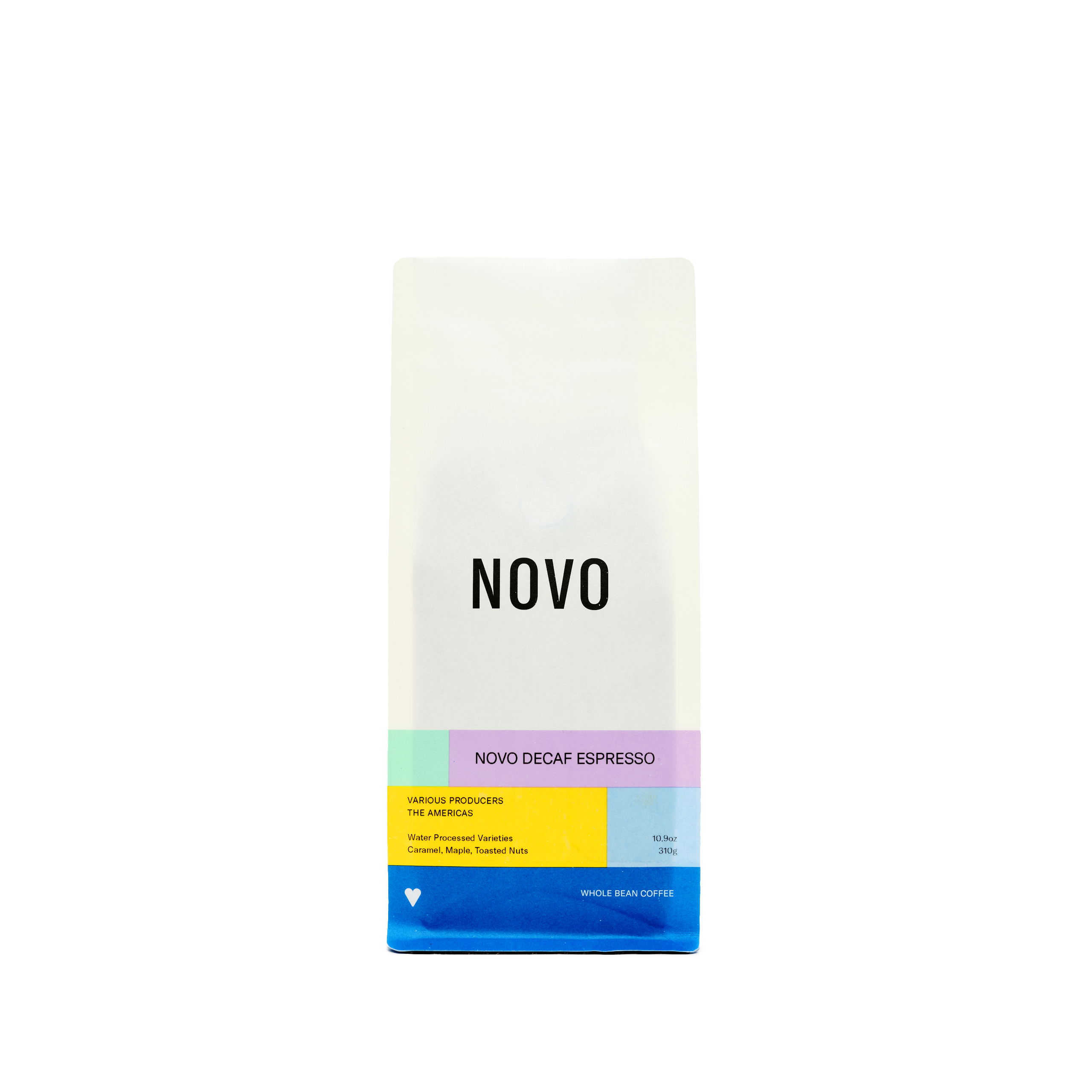 Organic Decaf Espresso Novo - Premium Swiss Water Process Decaffeinated Coffee Beans for Home Brewing & Espresso Machines | Perfect for Morning Coffee, Afternoon Pick-Me-Up & Office Use
