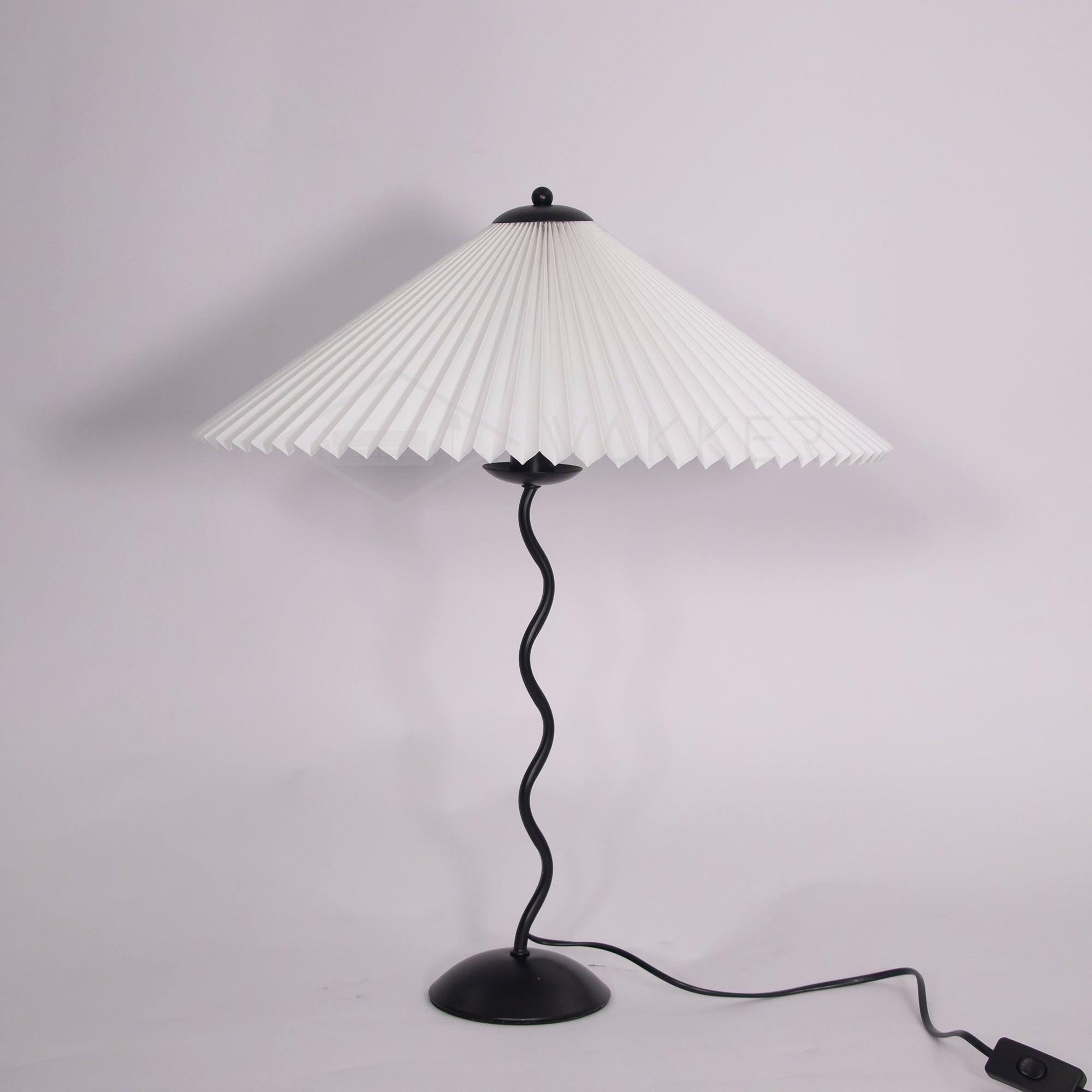 Modern Squiggle Table Lamp - Adjustable LED Desk Light for Home Office, Bedroom & Study - Stylish & Functional Lighting for Reading & Decor
