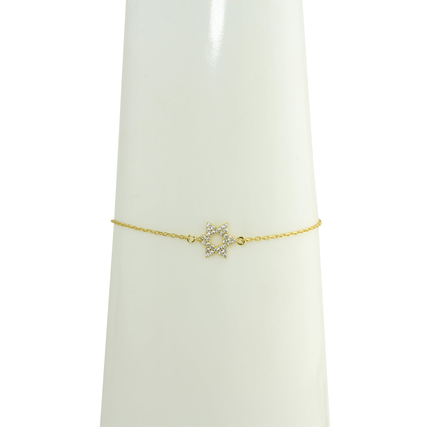 Mini CZ Star of David Bracelet - Elegant Cubic Zirconia Jewelry for Women, Perfect for Hanukkah Gifts, Jewish Holidays & Everyday Wear