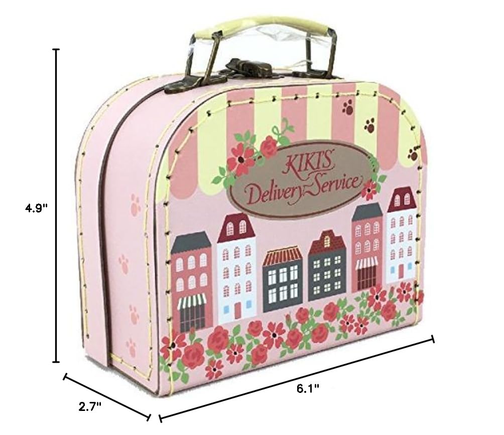 Marushin 1165002400 Ghibli Kiki's Delivery Service Jiji Small Bag Box - Official Anime Merchandise for Studio Ghibli Fans, Cosplay & Collectors