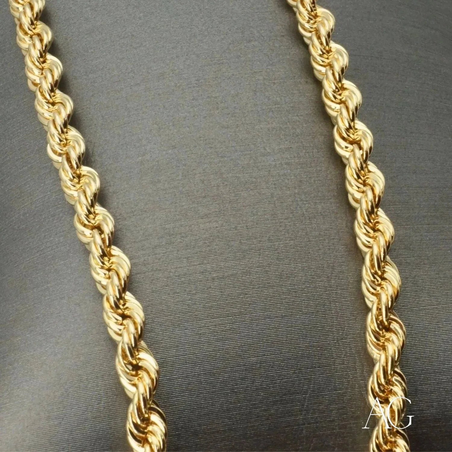 18K Gold Rope Chain Necklace for Women & Men - Timeless Luxury Jewelry Gift for Anniversary, Birthday & Special Occasions - Perfect for Layering, Everyday Wear & Formal Events