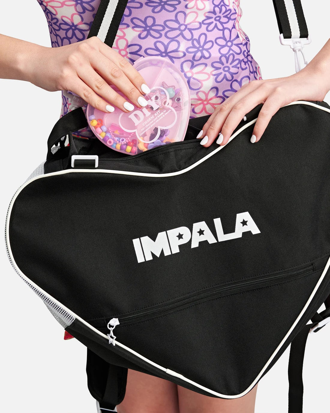 Impala Skate Bag - Durable & Stylish Roller Skating Backpack for Women & Men - Perfect for Rink, Park & Travel - Black