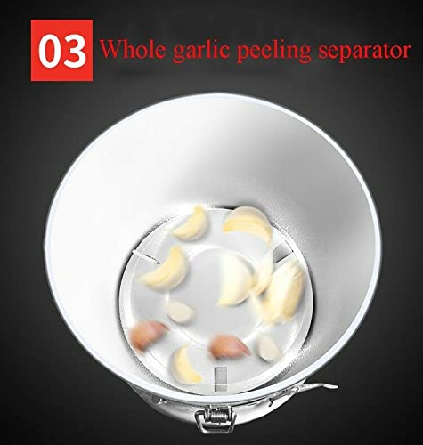 Commercial Electric Garlic Peeler Machine - 220V Automatic Garlic Separator & Peeling Equipment for Restaurants, Kitchens & Food Processing - Perfect for Bulk Garlic Peeling, Meal Prep & Commercial Cooking