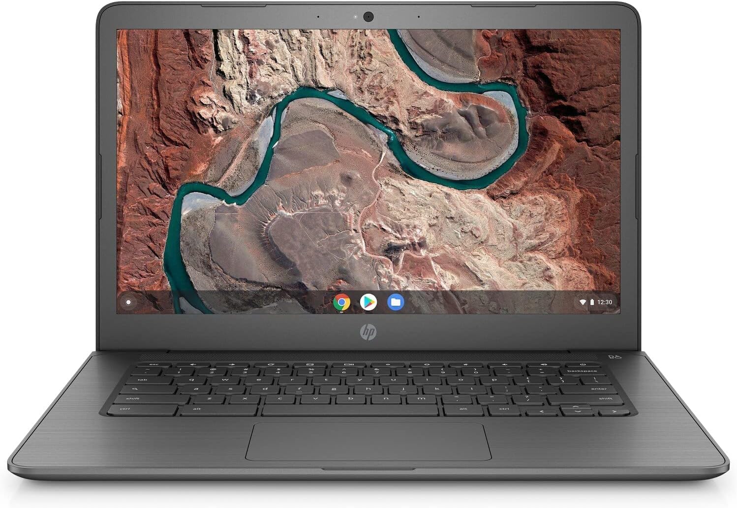 HP Chromebook 14-inch HD Laptop - AMD A4-9120C Processor, 4GB RAM, 32GB eMMC Storage, Radeon R4 Graphics - Lightweight Chrome OS Laptop for Students, Remote Work & Home Use (Renewed, Chalkboard Gray)