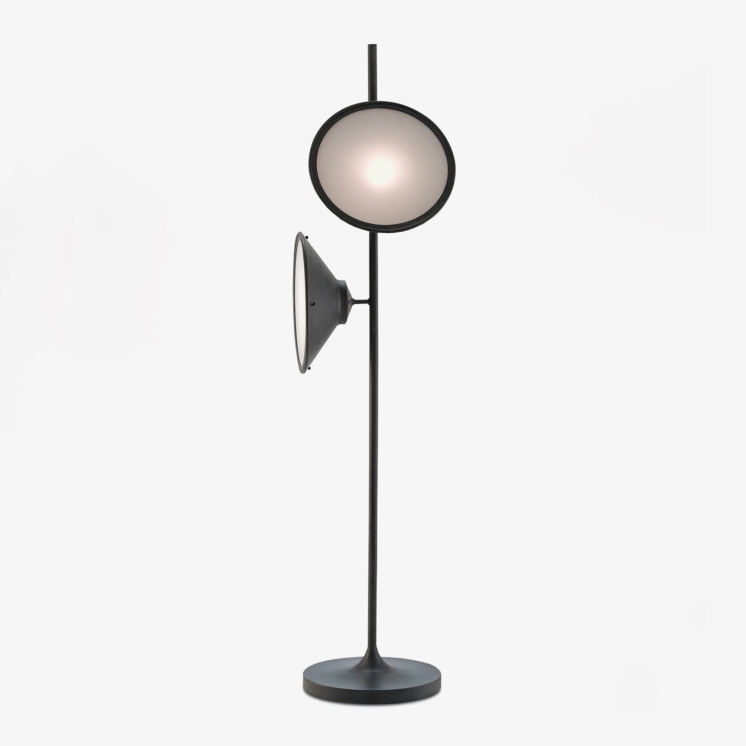 Modern Bulat Floor Lamp - Adjustable LED Standing Light for Living Room, Bedroom & Office - Dimmable Tall Lamp with Remote Control for Home Decor & Ambient Lighting
