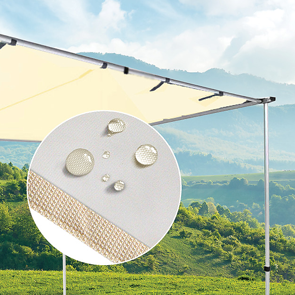 1.4m x 2m Universal Car Side Awning Roof - Waterproof UV Protection for SUVs, Trucks & Camping - Perfect for Outdoor Adventures, Beach Trips & Tailgating