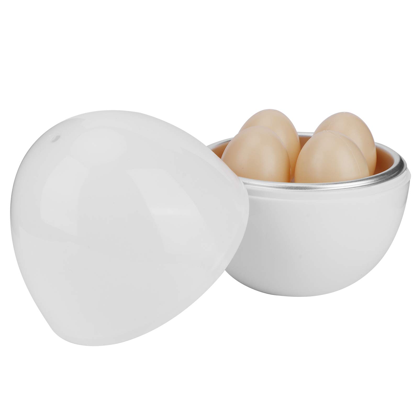 Electric Microwave Egg Cooker - 4 Capacity for Hard Boiled, Poached & Scrambled Eggs | Perfect for Breakfast Meal Prep & Quick Healthy Cooking
