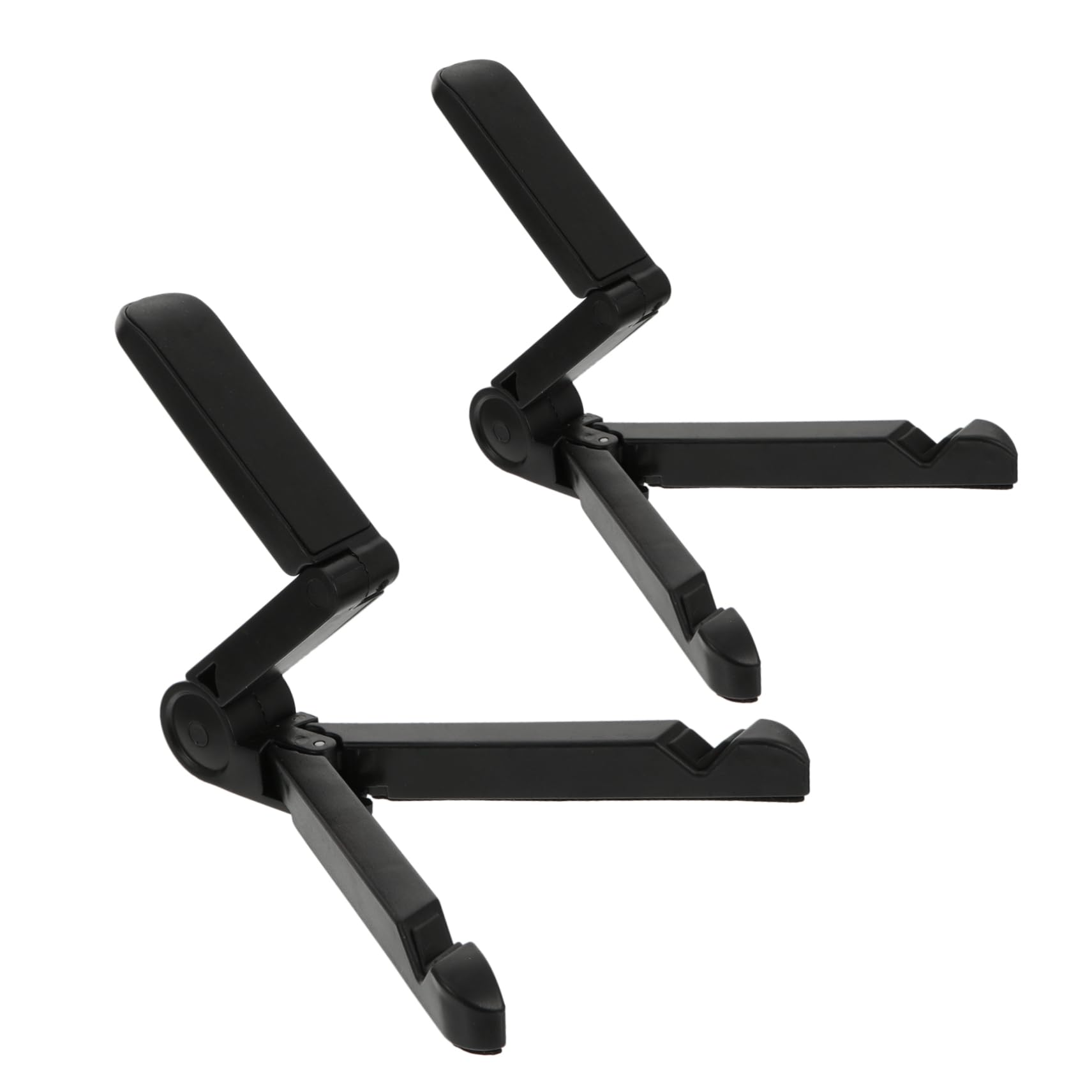UKCOCO 2-Pack Triangular Folding Tablet Stand - Adjustable Phone Holder for Desk, Table, Bed - Perfect for Watching Videos, Reading, Video Calls & Hands-Free Use