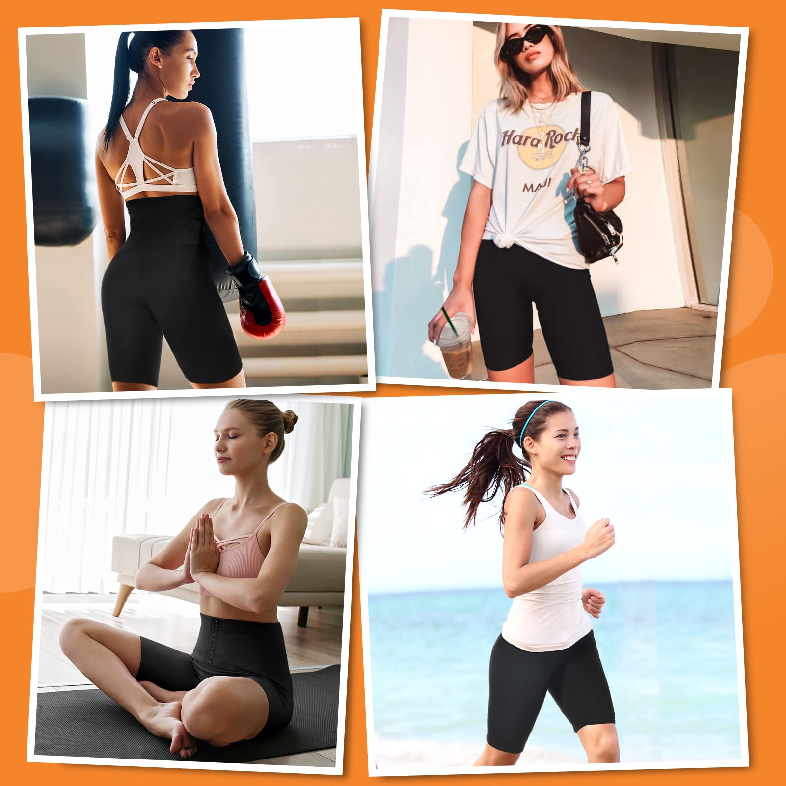 Women's Sweat Pants for Weight Loss - Sauna Slimming Shorts & Leggings for Fitness, Gym, Yoga - Flat Tummy Workout Clothes - Perfect for Exercise, Running & Home Workouts