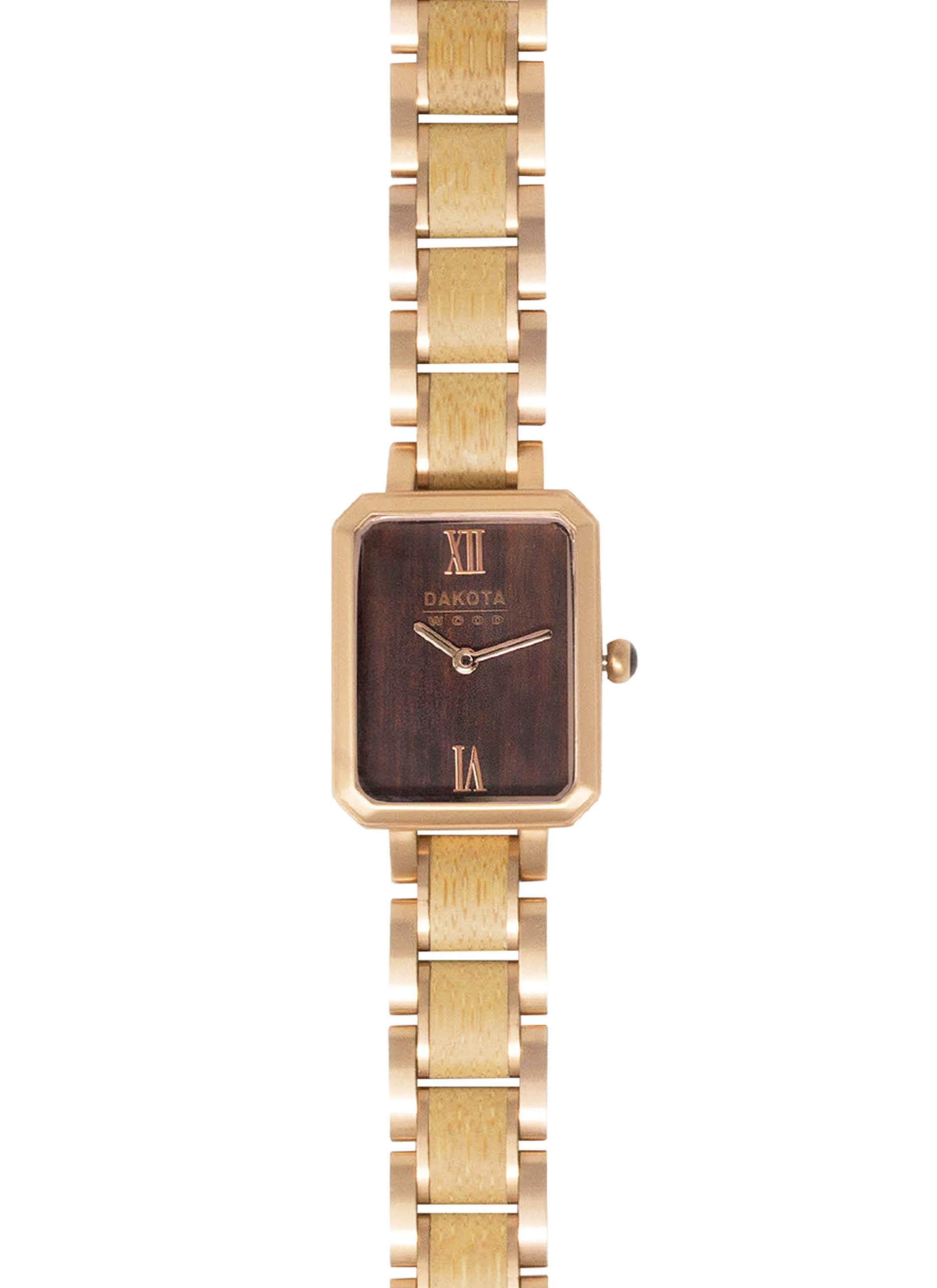 Genuine Hardwood Women's Watch with Adjustable Leather Band - Stylish Wooden Timepiece for Everyday Wear & Outdoor Activities