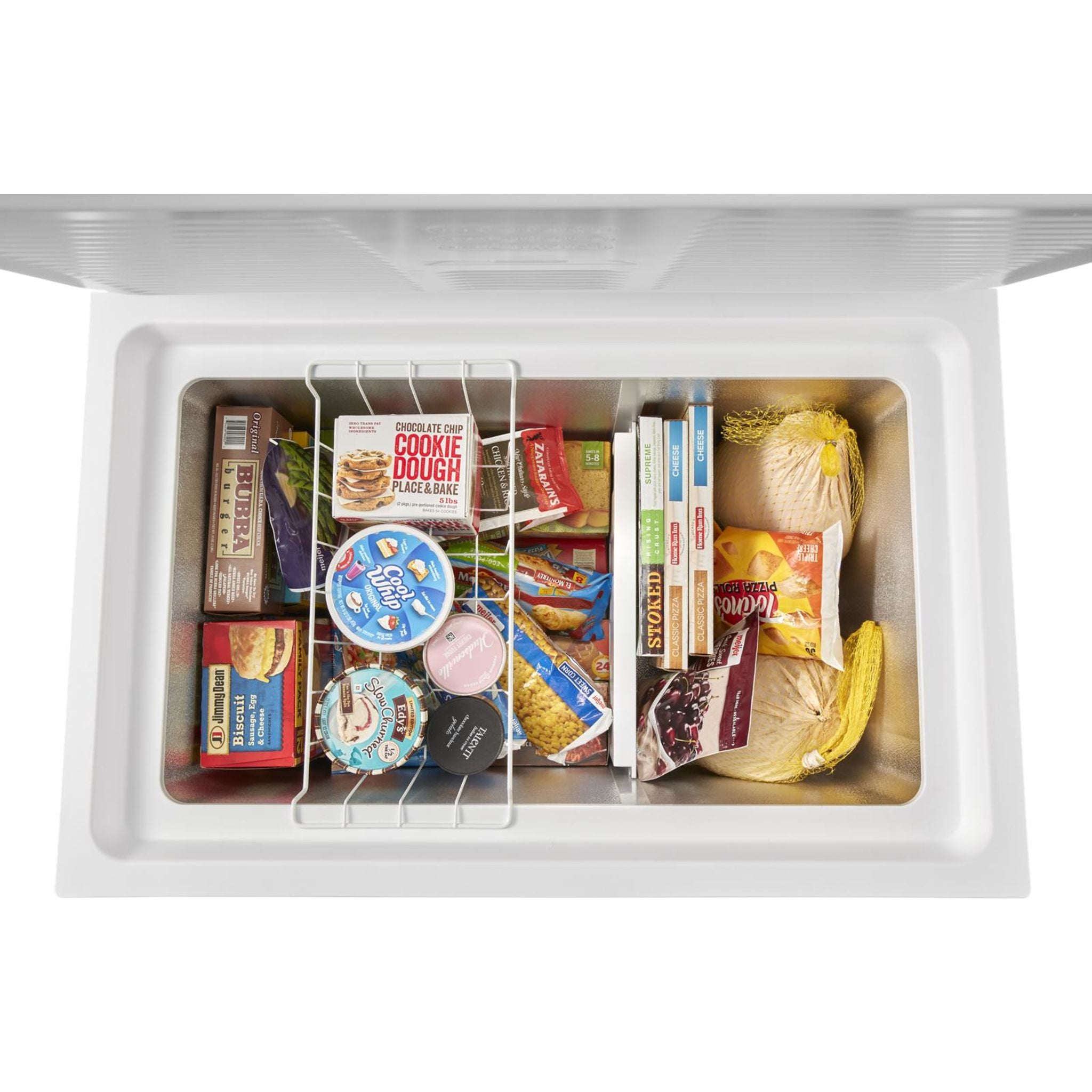 Amana AQC0902LW 9 Cubic Feet Chest Freezer - Energy Efficient White Deep Freezer for Home, Garage & Restaurant Use - Perfect for Frozen Food Storage & Bulk Meal Prep