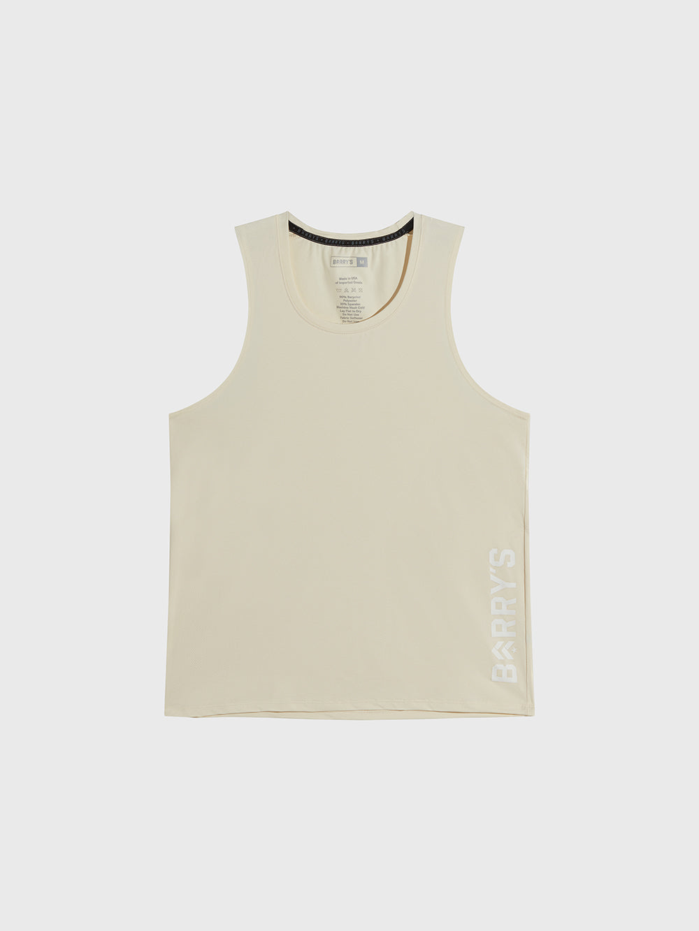 Barry's Vintage White Joey Tank Top - Women's Retro Casual Sleeveless Shirt for Summer Outfits & Beach Wear
