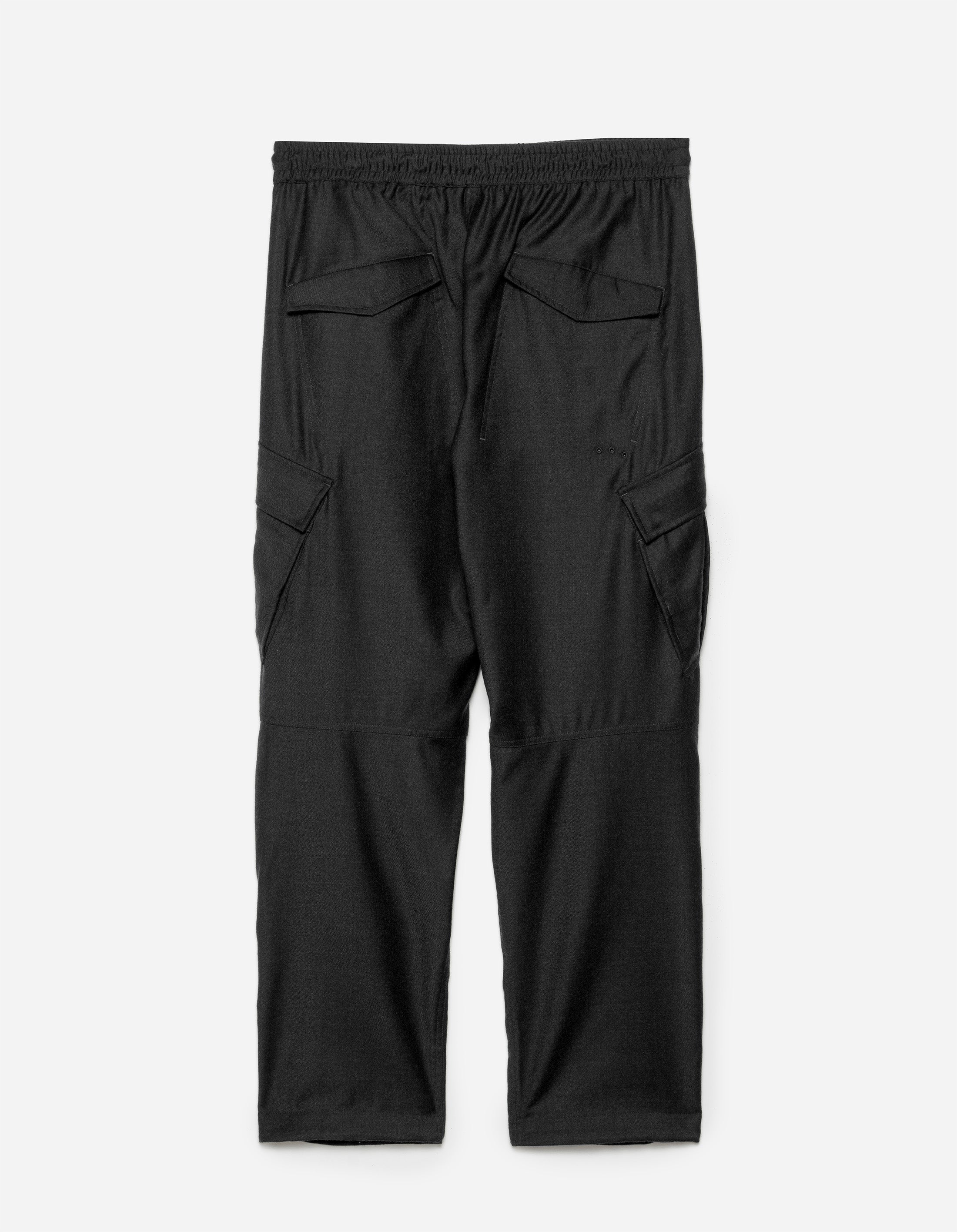 6068 Merino Wool Cargo Track Pants for Men - Breathable & Comfortable Outdoor Hiking Jogging Pants in Black - Perfect for Camping, Travel & Workout