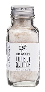 Pepper Creek Farms 400A Diamond White Edible Glitter for Baking & Cake Decorating - 6 Pack | Food Safe Sparkle Dust for Cupcakes, Cookies, Desserts & DIY Crafts