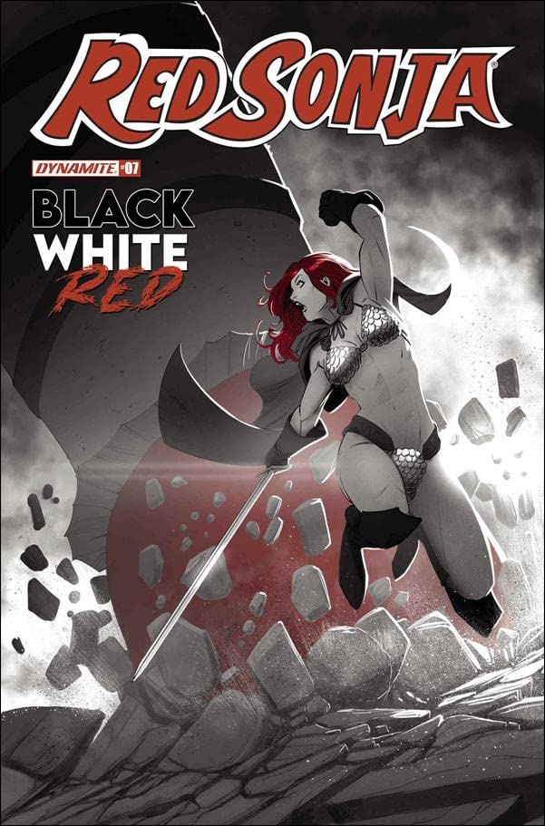 Red Sonja: Black, White, Red #7C VF/NM Comic Book - Dynamite Entertainment | Collectible Graphic Novel for Superhero Fans & Comic Collectors | Perfect for Gifts, Displays & Investment