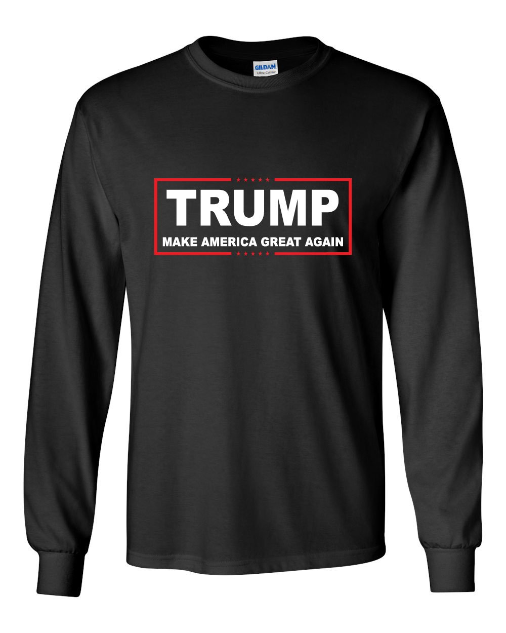 Trump MAGA Long Sleeve T-Shirt - Make America Great Again - Patriotic Political Apparel for Rallies & Conservative Events