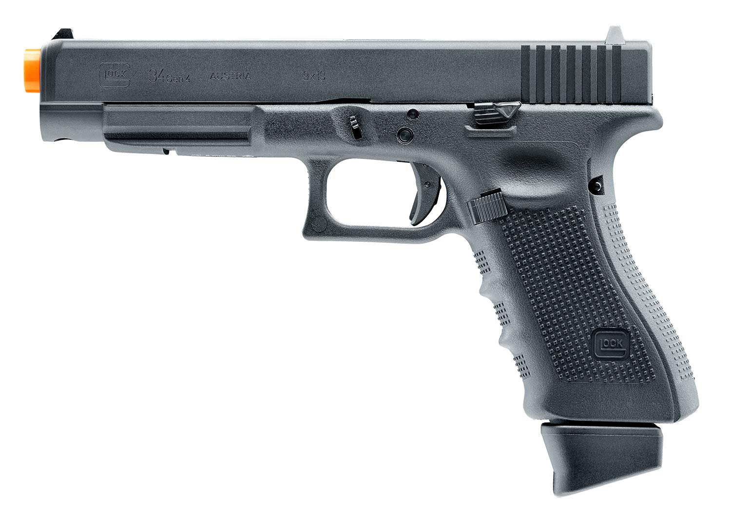 Umarex Glock 34 Gen4 Blowback 6mm BB Pistol Airsoft Gun - Black | Realistic CO2 Powered Airsoft Pistol for Training & Target Shooting | Tactical Shooting & Outdoor Airsoft Games