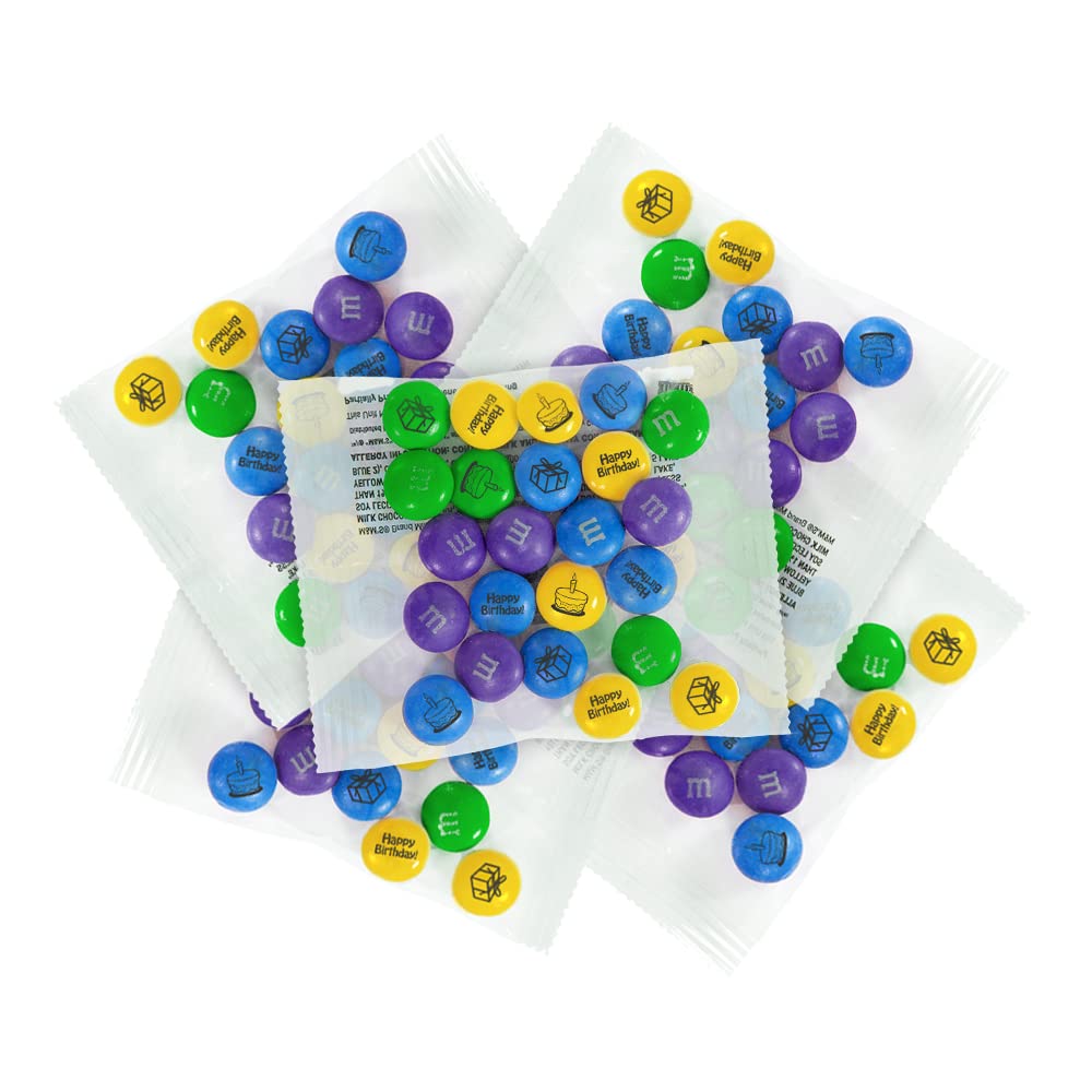 M&M'S Milk Chocolate Candy (20-Pack) - Perfect for Birthday Party Favors, Games & Giveaways | Bulk Chocolate Treats for Kids, Classroom Rewards & Holiday Celebrations