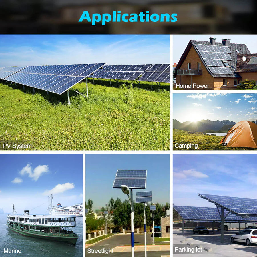 550W Monocrystalline PERC Solar Panel - UL 61730 Certified - High Efficiency Solar Module for Home, RV, and Off-Grid Power Systems