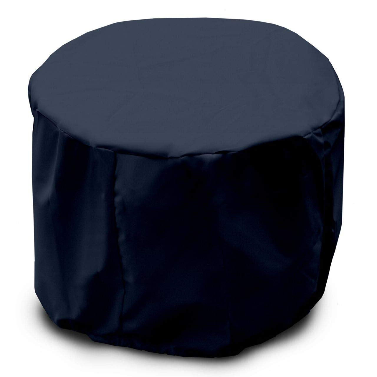 KOVERROOS 22 Inch Diameter x 15 Inch Height Weatherproof Round Small Table Cover - Blue Outdoor Patio Furniture Protector for Picnics, BBQs & Garden Parties