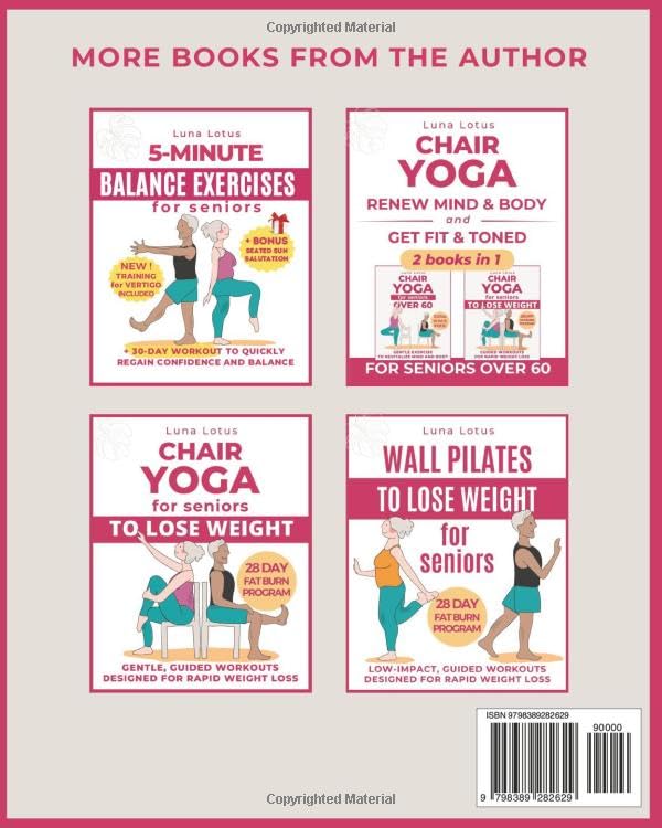 Chair Yoga for Seniors Over 60: Gentle Exercises to Revitalize Mind & Body - Senior Fitness Guide for Home & Office Wellness