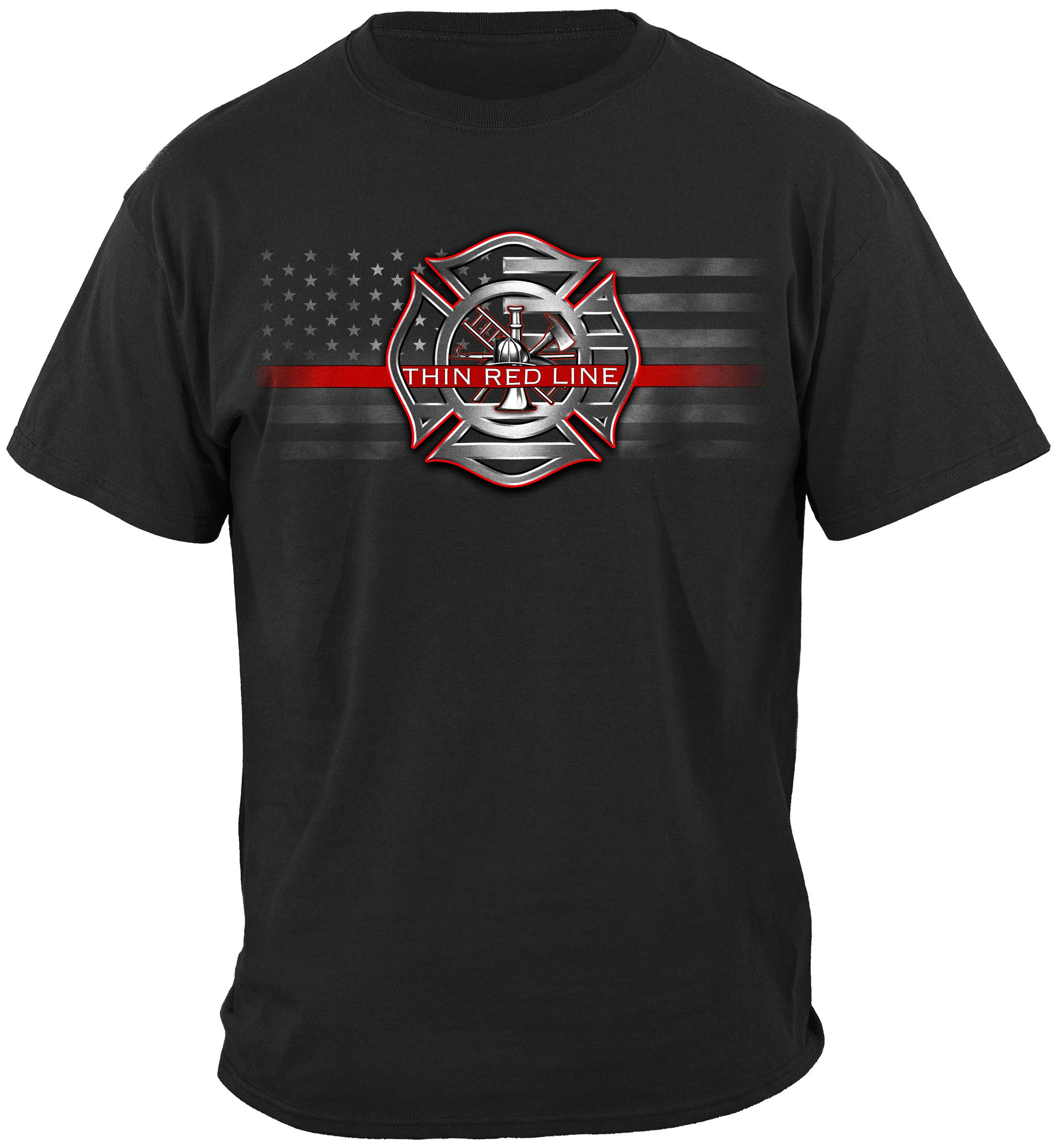 Thin Red Line Firefighter T-Shirt FF2311 - Durable & Comfortable Shirt for Firefighters, EMS, First Responders - Perfect for Duty, Training & Everyday Wear