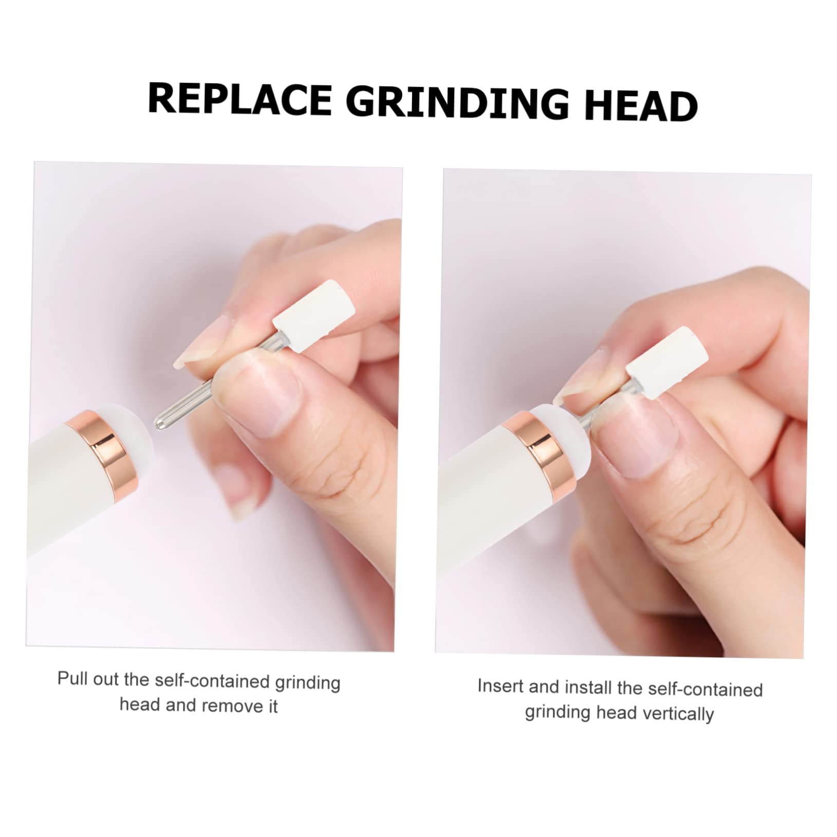 Professional Cordless Electric Nail Drill Machine for Manicure & Pedicure - Minkissy Rechargeable Nail Grinder with 6 Bits for Acrylic, Gel, Natural Nails - Perfect for Home Salon & Nail Art Enthusiasts