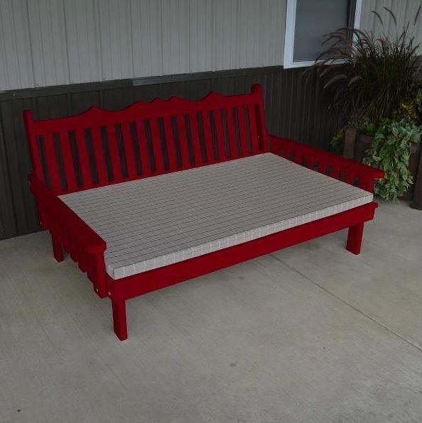 Royal English Daybed in Yellow Pine by A&L Furniture – Elegant Sofa Bed for Living Room, Guest Room & Home Office