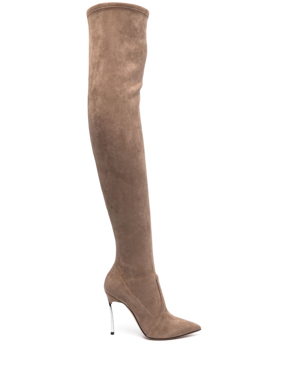 Casadei Women's Beige Leather Ankle Boots - Stylish & Comfortable for Work, Party & Everyday Wear