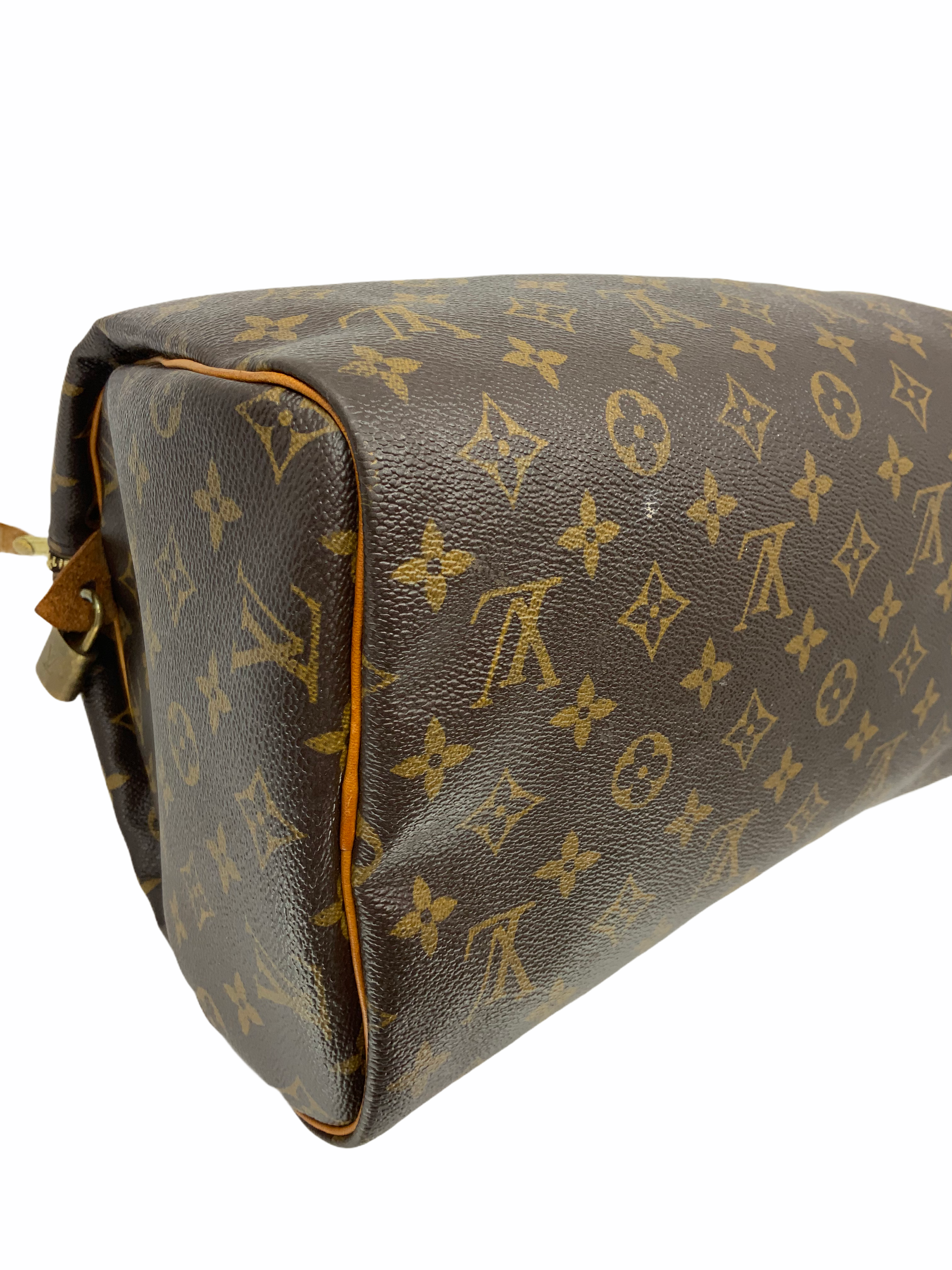 Authentic Louis Vuitton Monogram Speedy 30 Handbag - Luxury Canvas Shoulder Bag for Women - Perfect for Work, Travel & Everyday Use