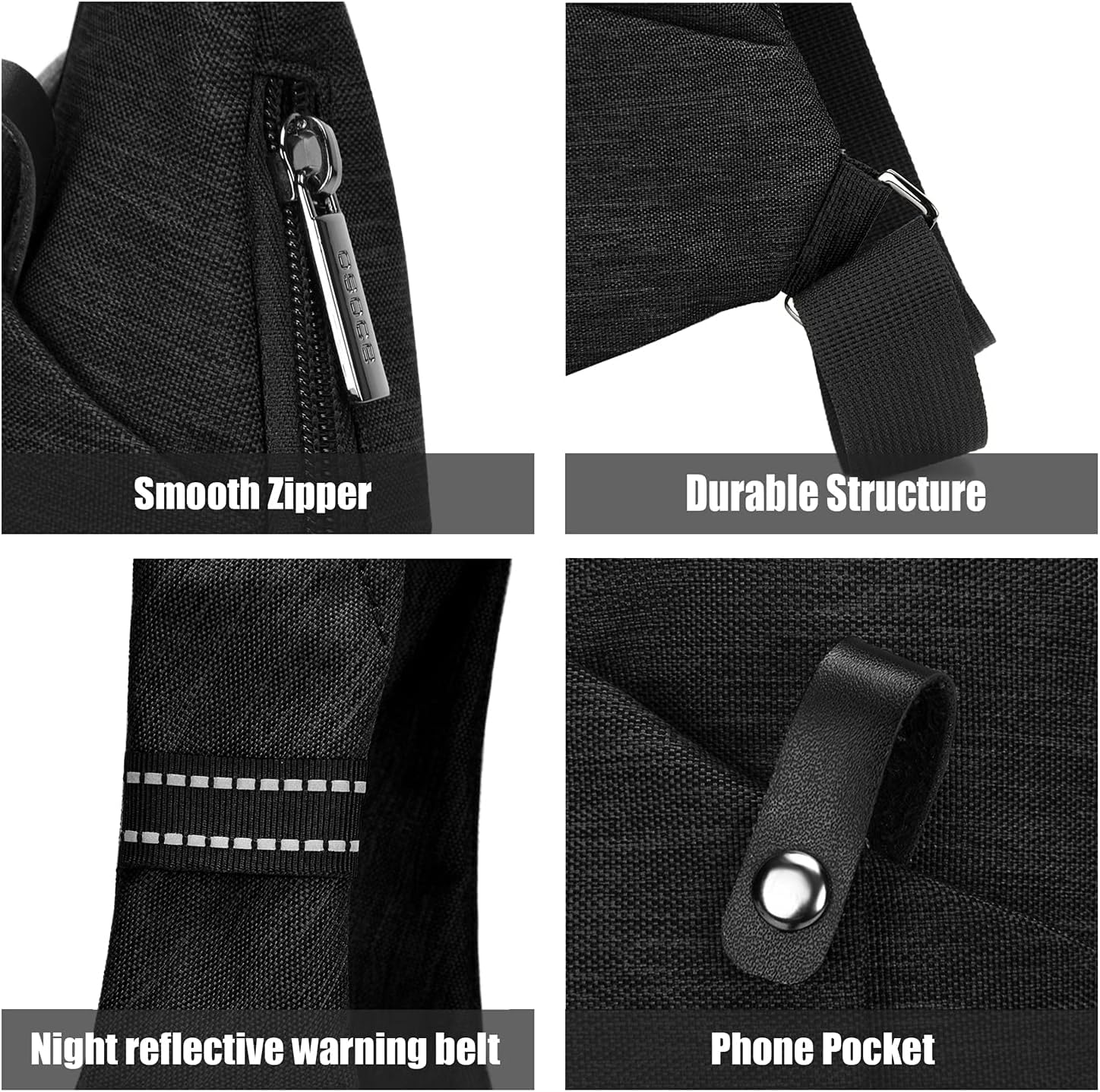 Men's Anti-Theft Sling Bag - Travel & Casual Crossbody Shoulder Bag