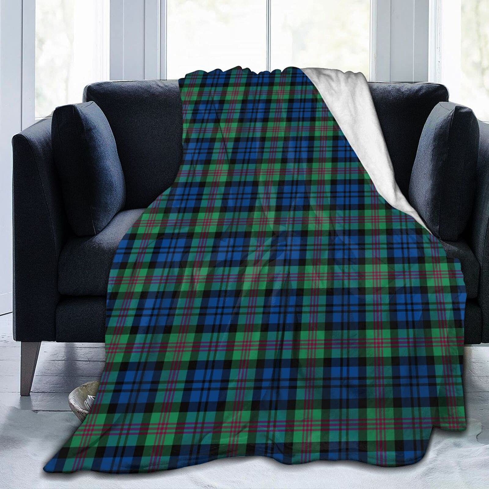 Baird's Ancient Tartan Ultra-Soft Flannel Throw Blanket - 50