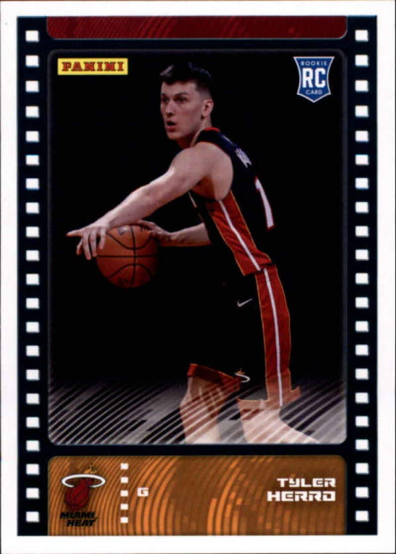 2019-20 Panini NBA Stickers #91 Tyler Herro Miami Heat Rookie Card - Official Standard Size Trading Card for Collectors, Fans & Fantasy Basketball Enthusiasts