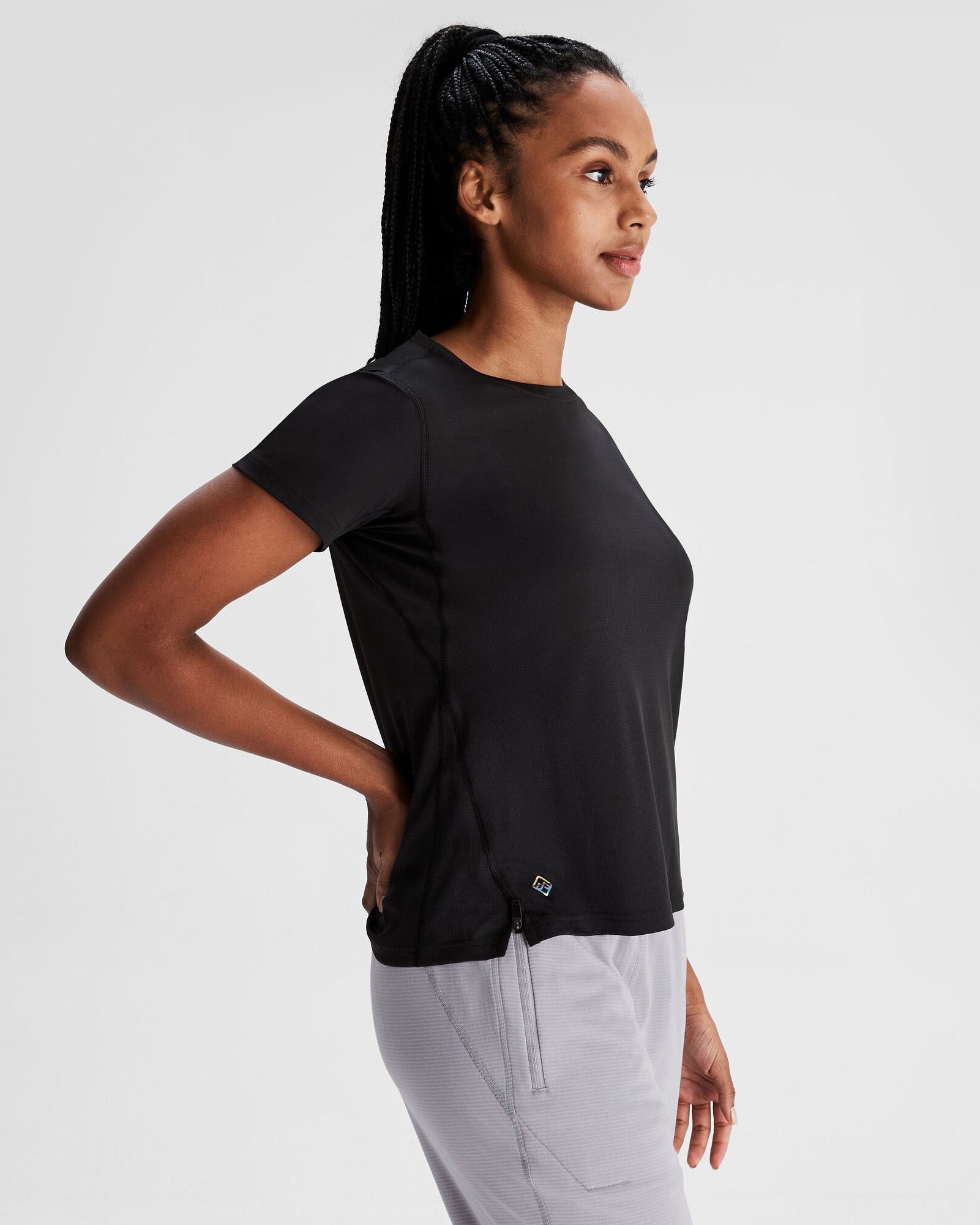 Women's Seeker T-Shirt - Soft Black Stingray Graphic Tee | Casual Comfort Fit Cotton Top for Everyday Wear | Perfect for Outings, Lounging & Street Style Fashion