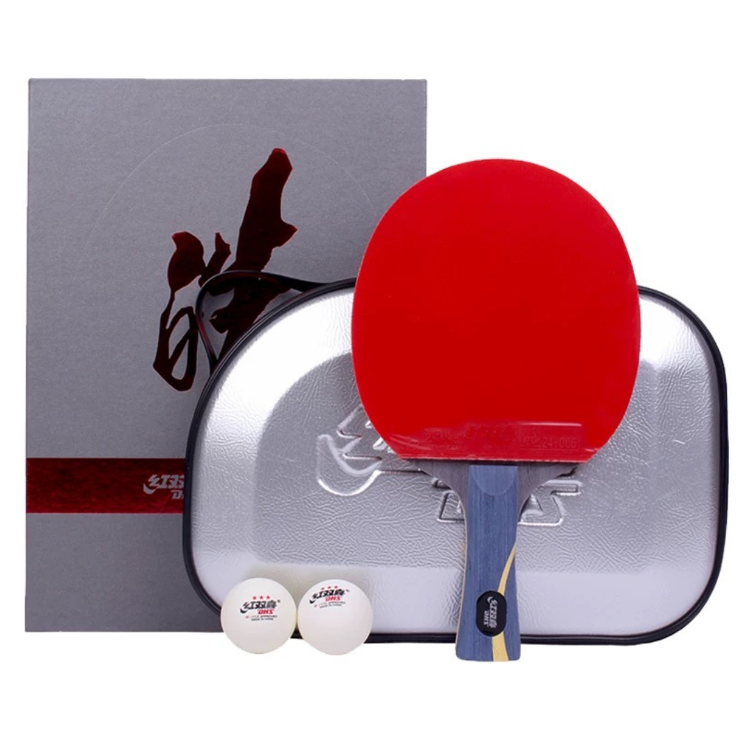 Premium DHS HAO Table Tennis Paddle - Professional Ping Pong Racket for Competitive Play & Training - Perfect for Indoor & Outdoor Sports Enthusiasts