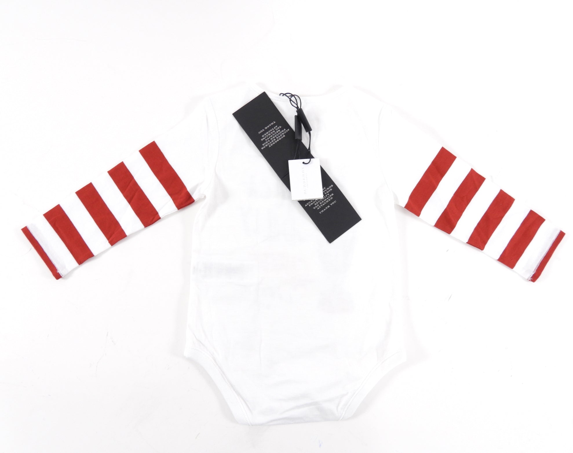 Burberry Baby Picadilly Circus Stripe Diaper Shirt 12 Months - Classic Striped Onesie for Newborns & Infants | Perfect for Playdates, Photo Shoots & Special Occasions