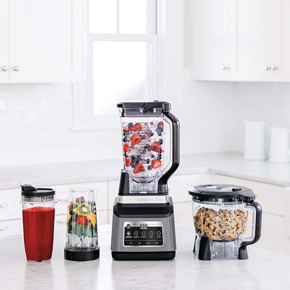 Ninja Professional Plus Kitchen System with 72 Oz Pitcher - BN805 | High-Speed Blender for Smoothies, Juices & Meal Prep | Includes Home Essentials Warranty | Perfect for Home Kitchens & Healthy Lifestyles