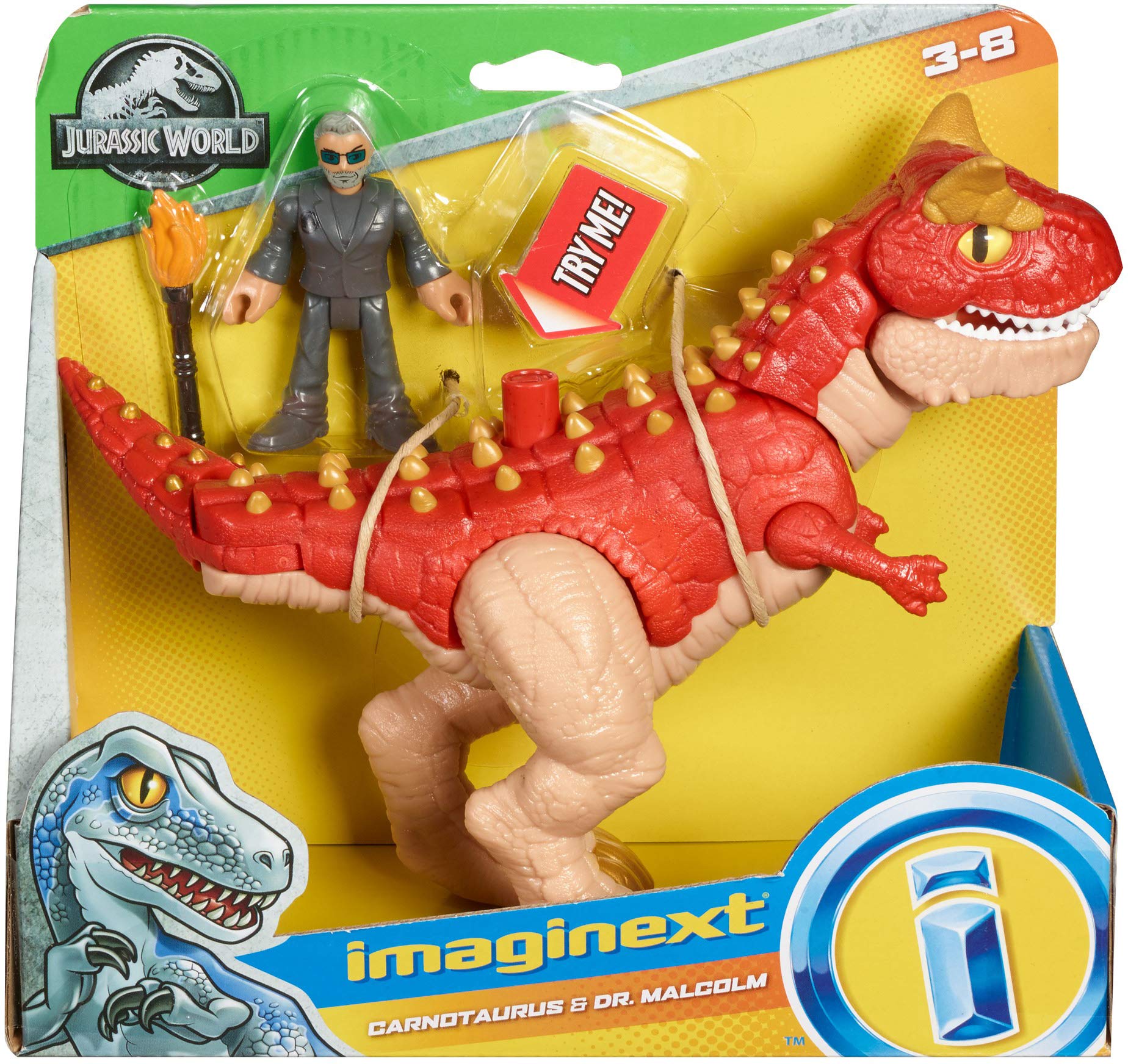 Jurassic World Carnosaurus Dinosaur Toy - Realistic Roaring & Walking Action Figure for Kids, Collectors & Fans - Perfect for Playtime, Gifts & Dinosaur Themed Parties