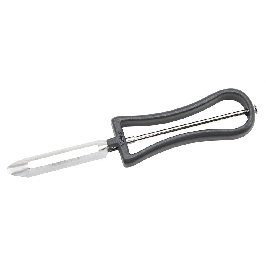 Winco VP-2 Vegetable Peeler with Comfortable Plastic Handle - Perfect for Peeling Potatoes, Carrots, Apples and More in Home Kitchen & Professional Use