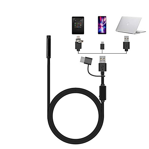 iHong Android OTG Endoscope - 1.5M Waterproof HD Snake Camera with 6 LED Lights, USB Type-C & Soft Wire, Compatible with Samsung Galaxy/Sony/Nexus/Android Smartphones & Computers - Perfect for Plumbing, HVAC, Automotive & Home Inspection