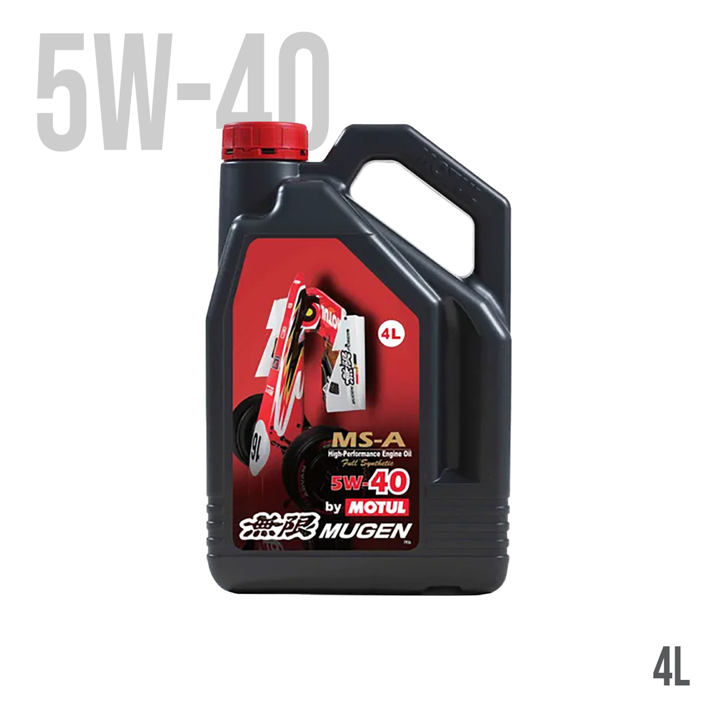 MOTUL MUGEN BY MOTUL MS A 5W40 Synthetic Engine Oil (1L & 4L) - High Performance Motor Oil for Cars, Trucks & Motorcycles - Ideal for Racing, Daily Driving & Extreme Conditions
