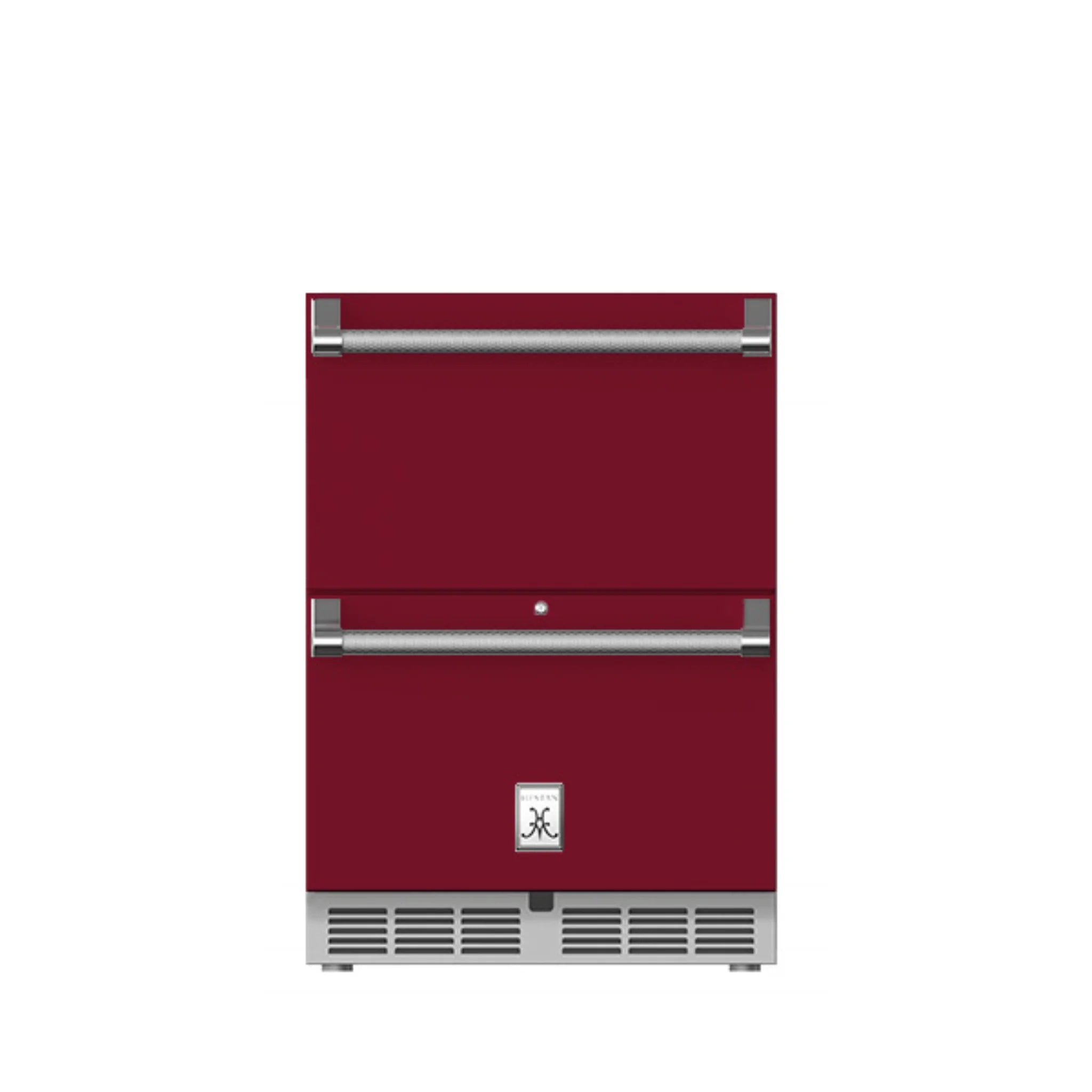 Hestan 24-Inch Outdoor Refrigerator Freezer Combo with Lock - GRFR24 - Perfect for Patio, Backyard, and Outdoor Kitchen Use