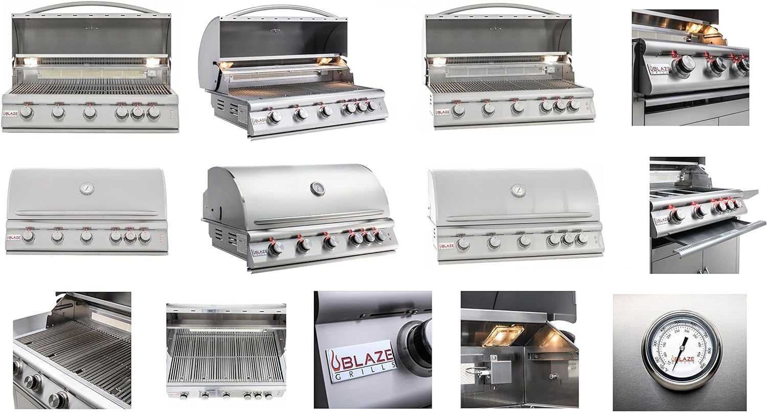 Premium BLAZE BBQ Outdoor Grill Package - 40