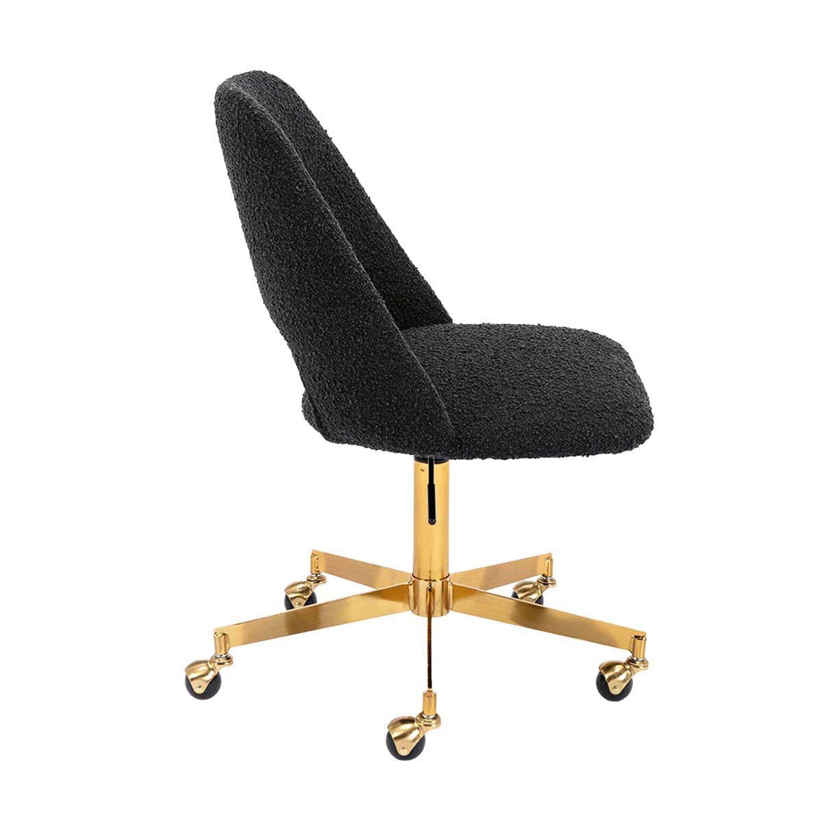 Luxury Belmont Boucle Office Chair - Ergonomic Executive Desk Chair with Adjustable Height for Home & Office Workspace - Perfect for Remote Work, Gaming & Study