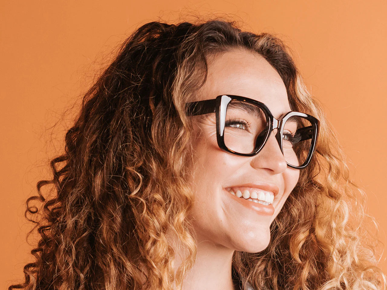 Deirdre Reading Glasses for Women - Shiny Black Frame with Spring Hinges - Lightweight Comfortable Readers for Book Lovers & Office Work