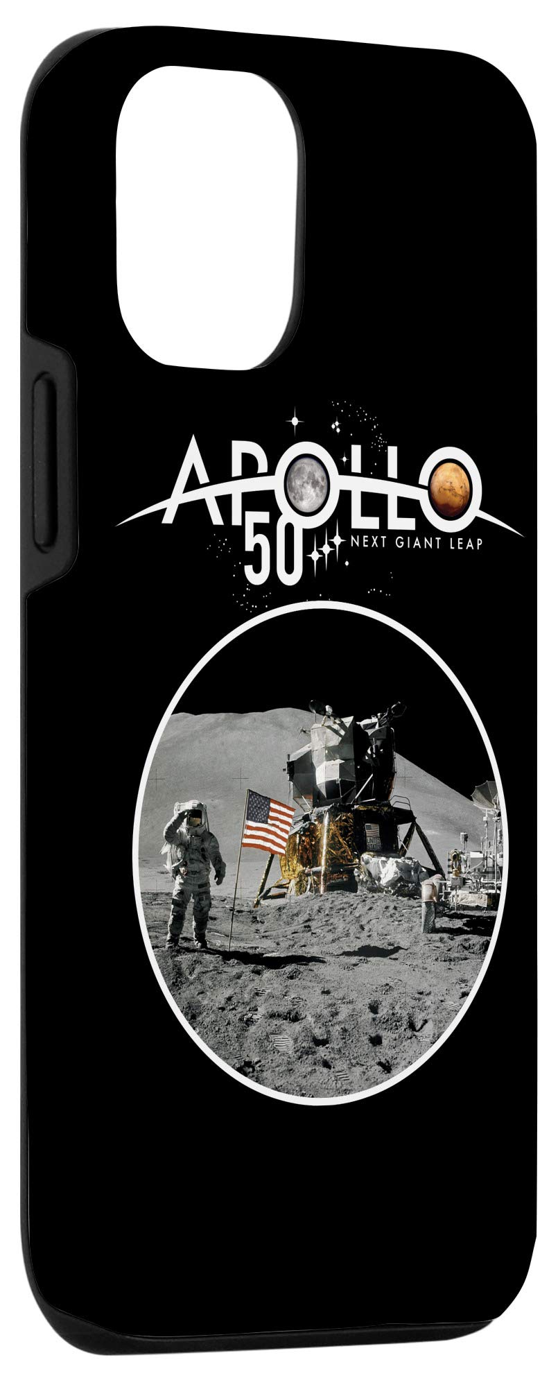 iPhone 12/12 Pro Apollo XI 50th Anniversary NASA Apollo 11 LEM Icon Case - Premium Protective Cover for Space Enthusiasts - Perfect for Daily Use & Collector's Display