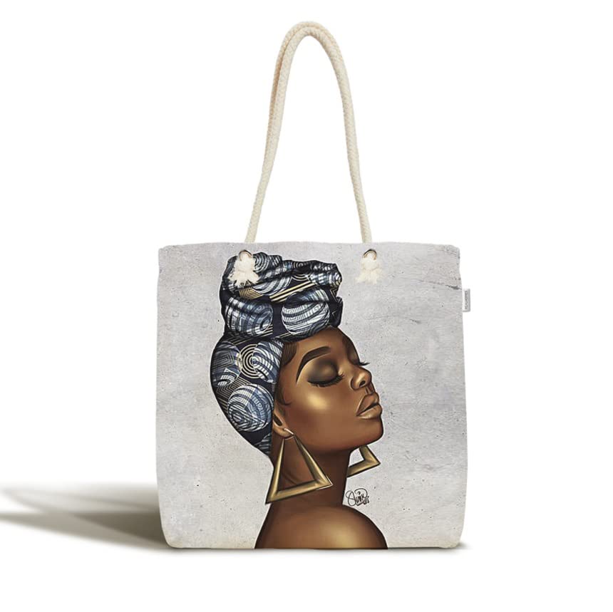 Handmade Women's Canvas Tote Bag - Aztec Woven Shoulder Purse for Women | Stylish Boho Crossbody Bag for Shopping, Travel & Everyday Use
