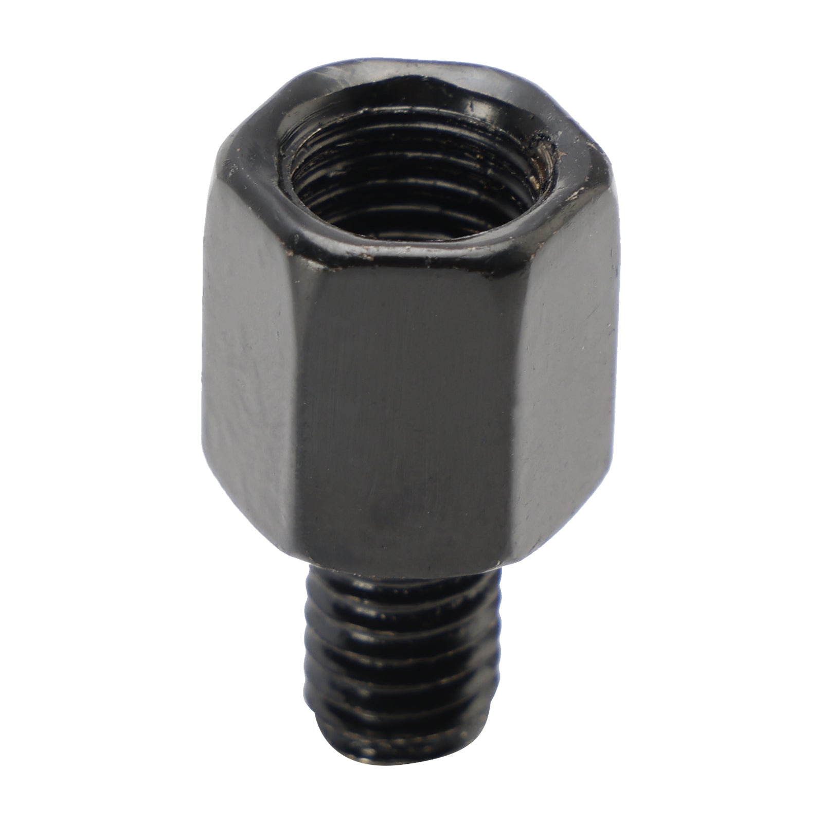 10x Motorcycle Mirror Adapters - 10mm to 8mm RH Thread Right Hand Turn Adapters for Harley, Honda, Yamaha - Perfect for Custom Bike Builds & Mirror Upgrades