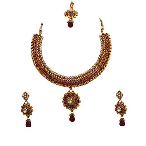Antique Necklace-MN 33-RED